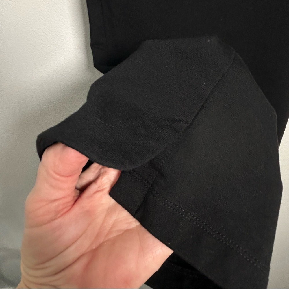 T by Talbots Black Capris Joggers Pockets Drawstring Waist NWOT - Picture 3 of 10